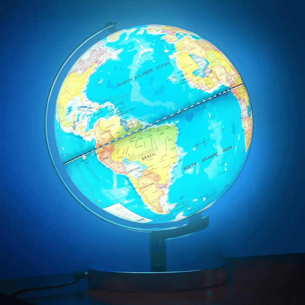 Little Experimenter Talking Globe - Interactive Globe for Kids Learning  with Smart Pen - Educational World Globe for Children with Interactive Maps  –