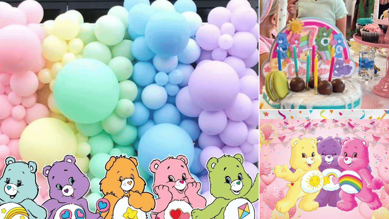 Care Bear Birthday Decoration Care Bears Party Supplies Care Bear Birthday  Decorations Care Bears Birthday Balloons Care Bear Balloons Birthday Care  Bears Cake Topper Care Bear Birthday Banners : Buy Online at