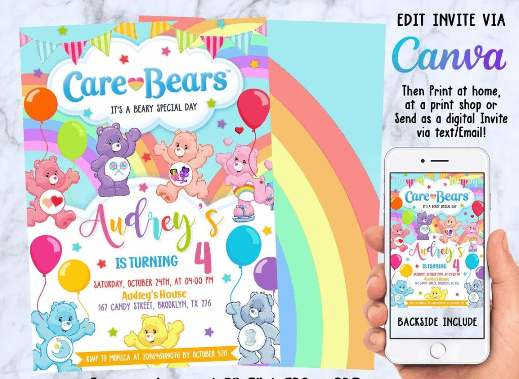 Care Bear Party Supplies