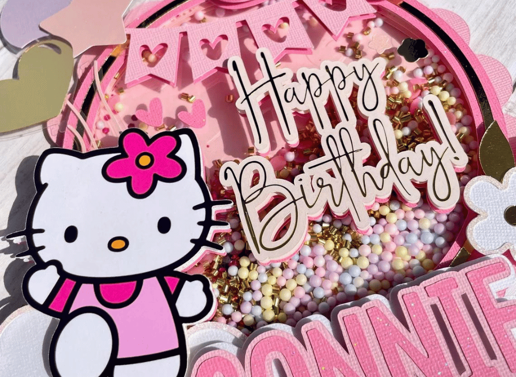 Fabcreationss1 Customized Hello Kitty Cake Topper