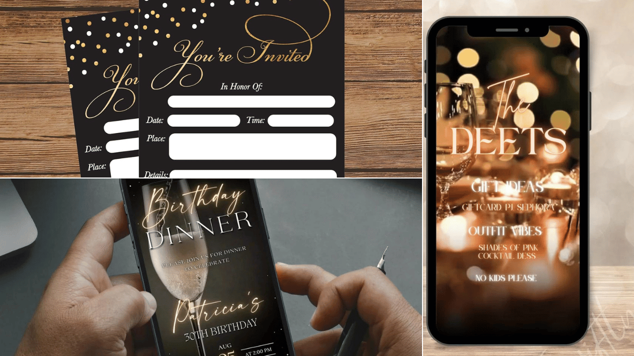 5 Fab Dinner Party Invitation Finds to Make Your Party Pop!