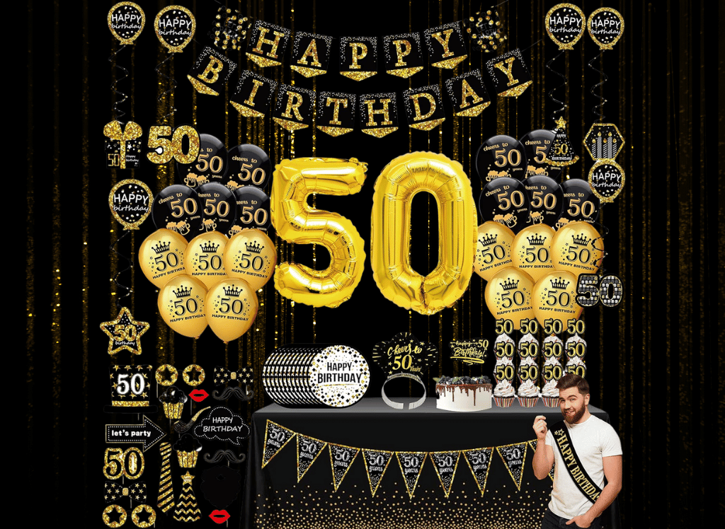 5 Must-Have 50th Birthday Party Decorations for the Young at Heart