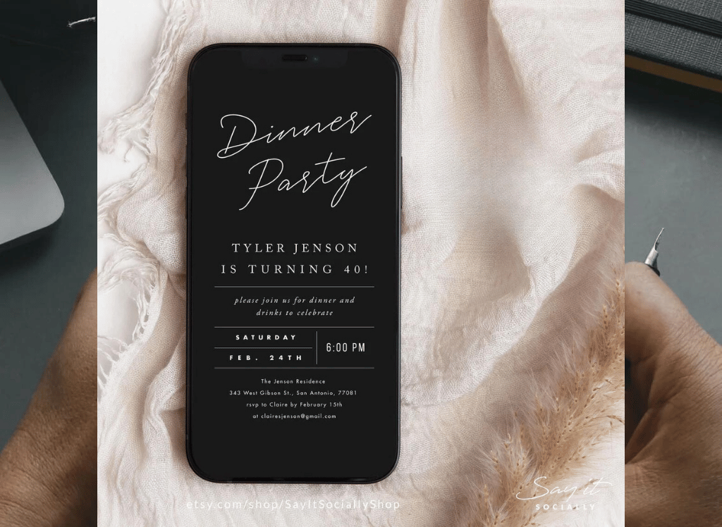 5 Fab Dinner Party Invitation Finds to Make Your Party Pop!