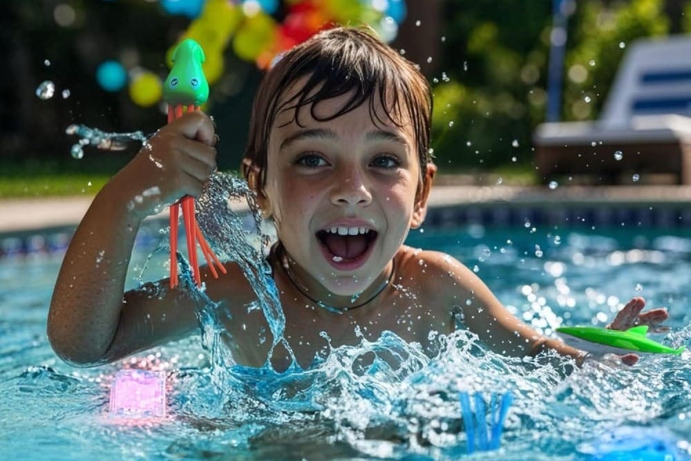 Pool Party Games for Kids to other side of pool