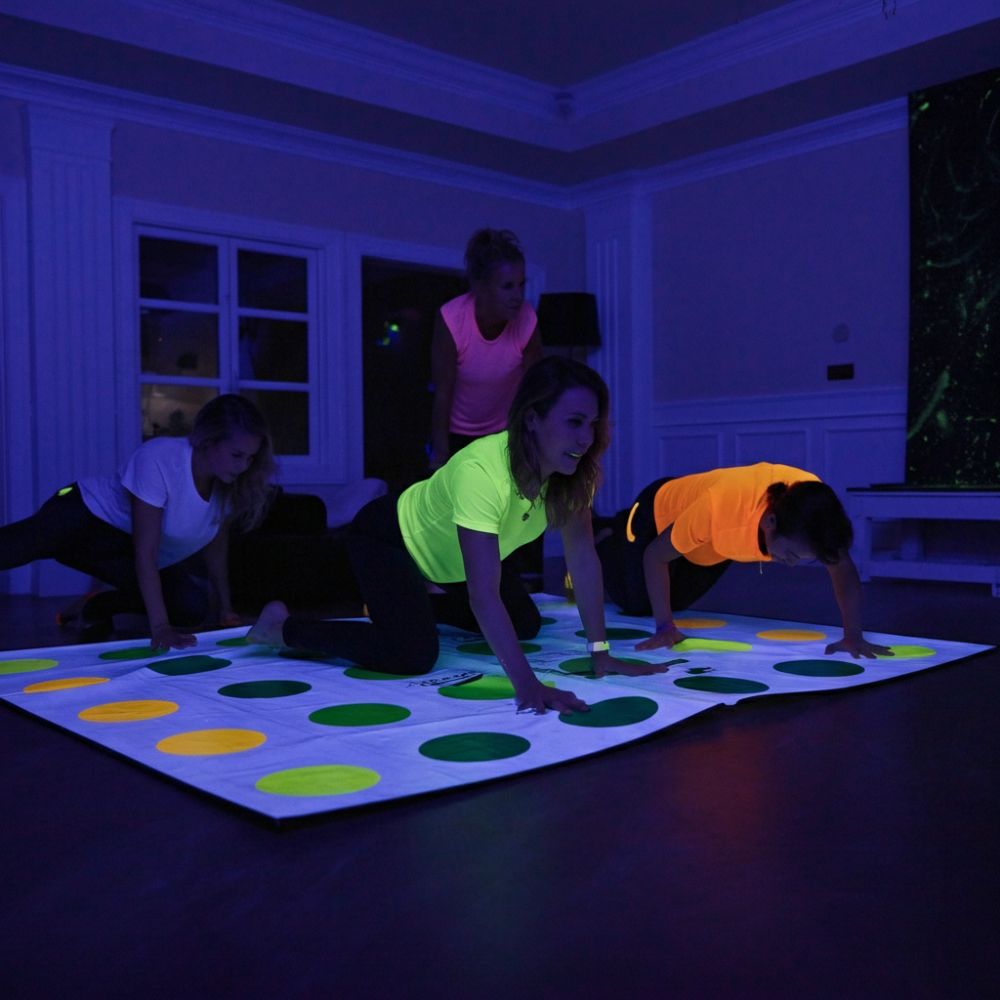 Dark Twister glow party games