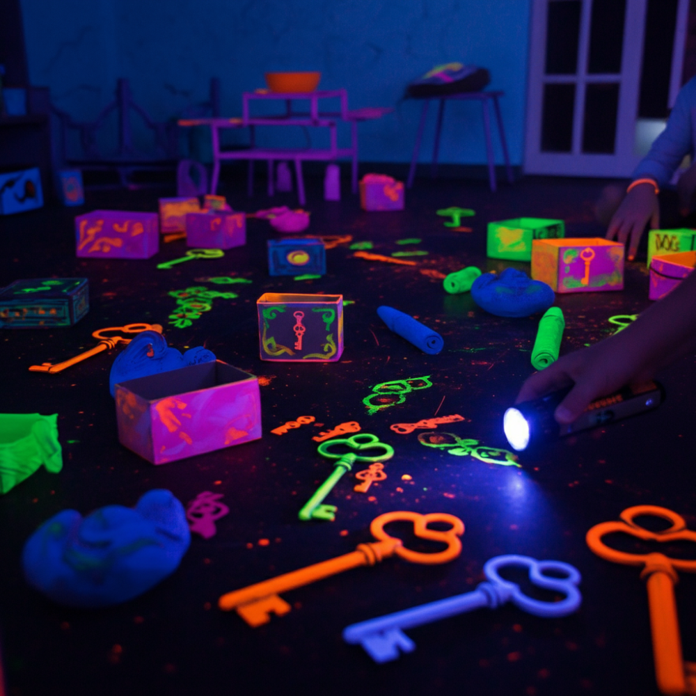 kit makes Room Glow Scavenger Hunt