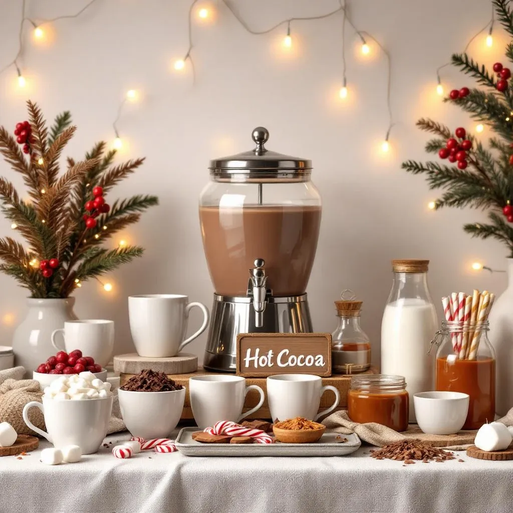 7. Host a Hot Chocolate Bar