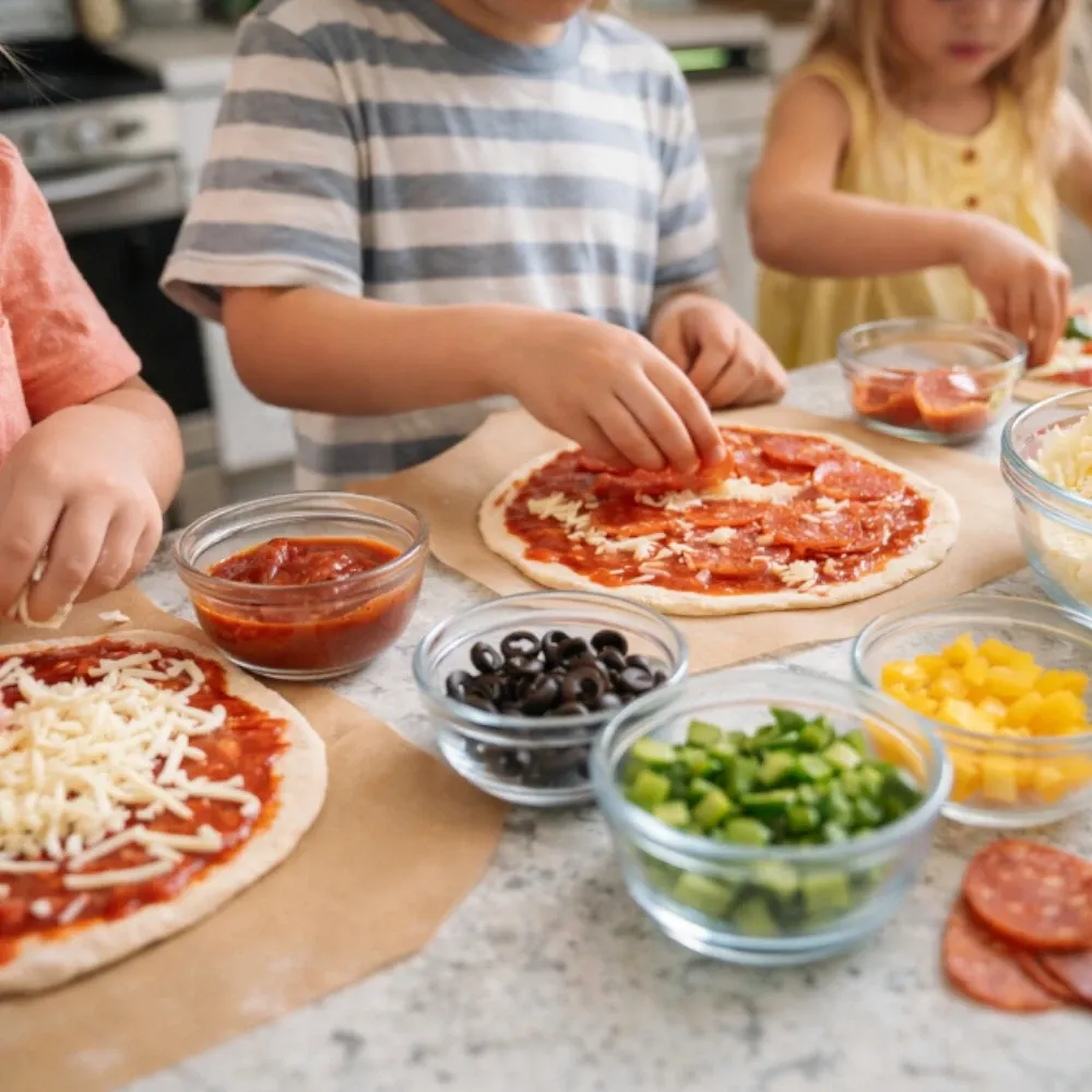 Make-Your-Own Pizzas (The Real Crowd Favorite)