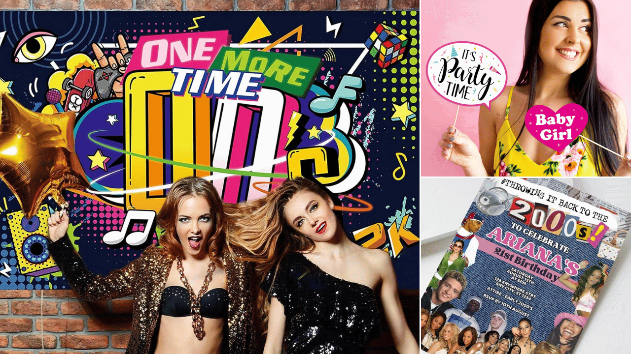 Groove into the Y2K Vibe With These Six 2000s Themed Party Essentials!