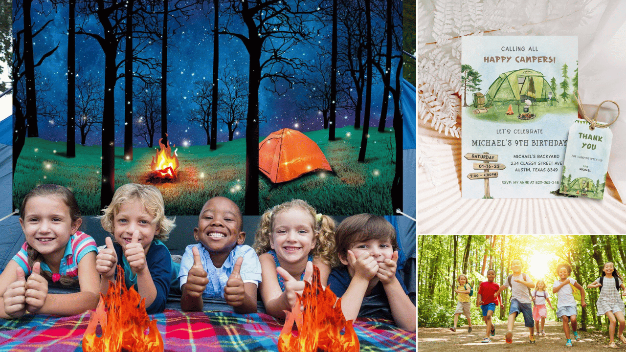 6 Ultimate Camping Themed Birthday Party Picksππ₯