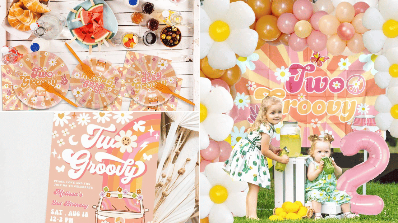 ✌️ Peace Out: 6 Fun Two Groovy Party Decorations!  🌼