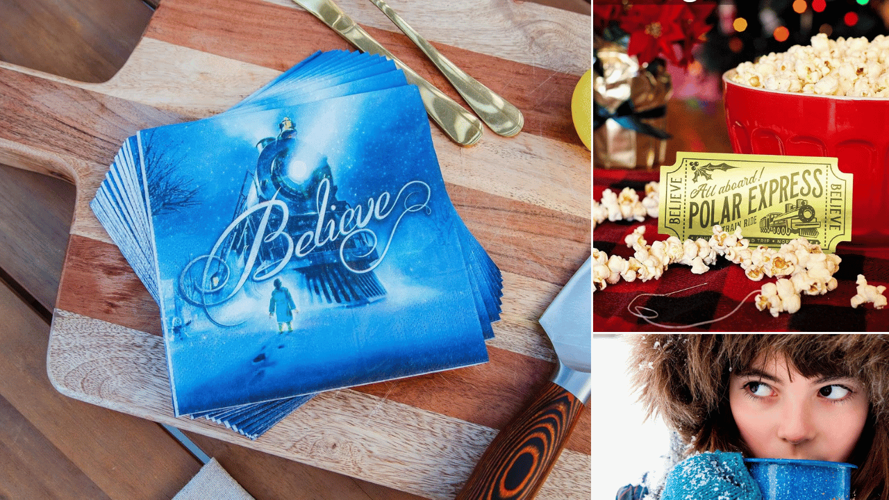 Choo-Choo Choose These 8 Polar Express Themed Party Decorations!