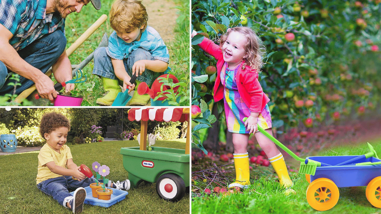 kids wheelbarrow