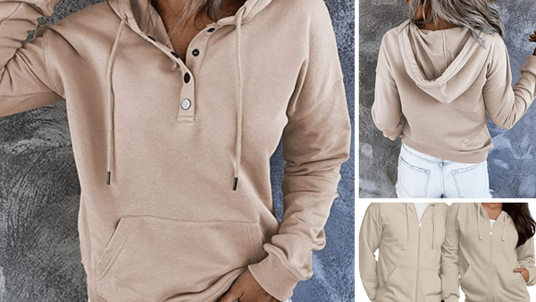 Cream Hoodie