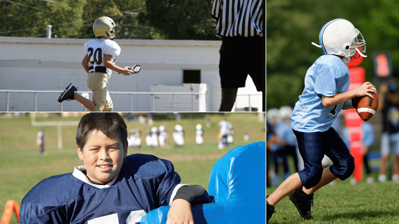 youth football pads