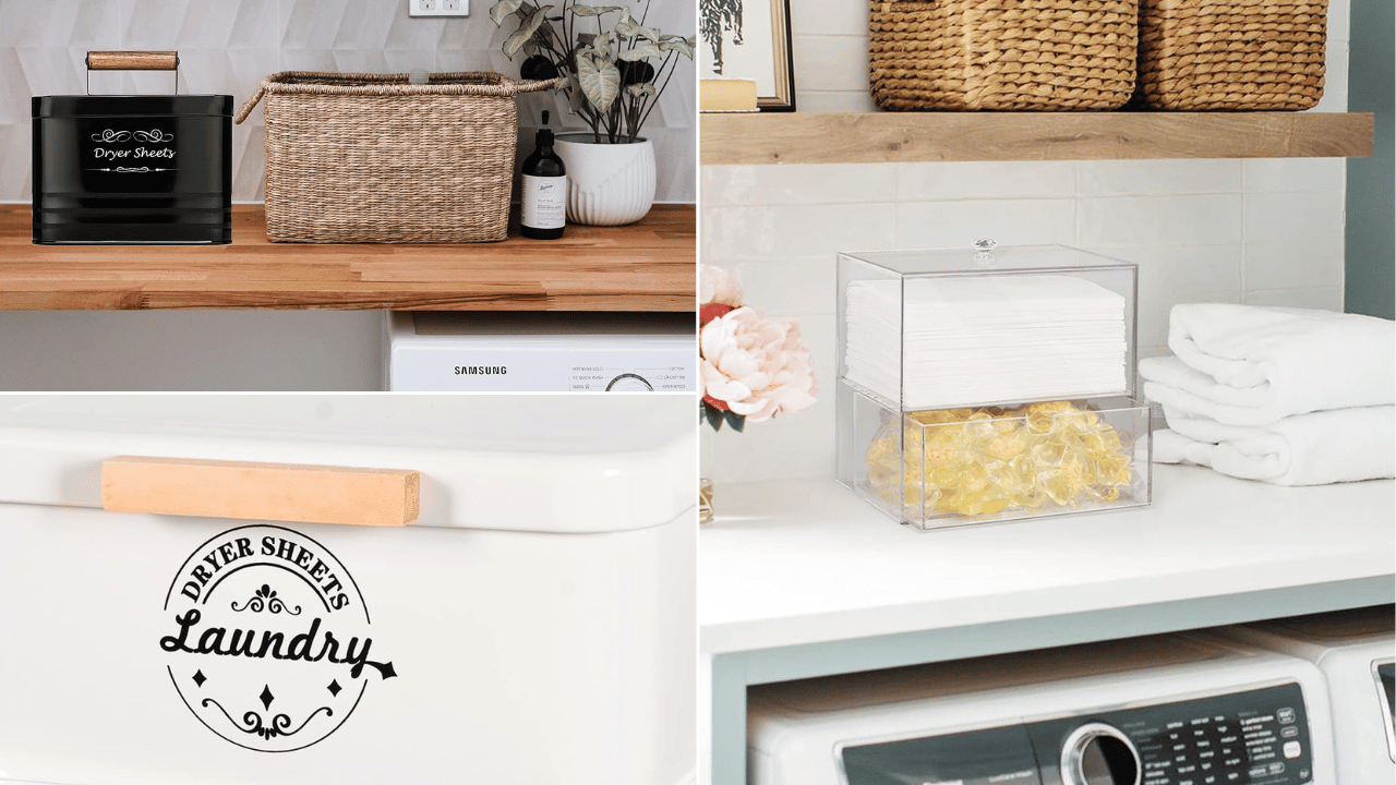 dryer sheet holder