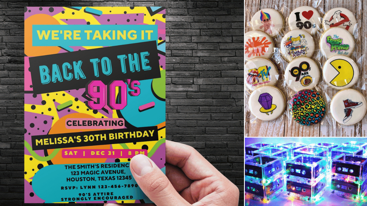 90s Party Decorations