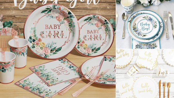 Baby Shower Plates