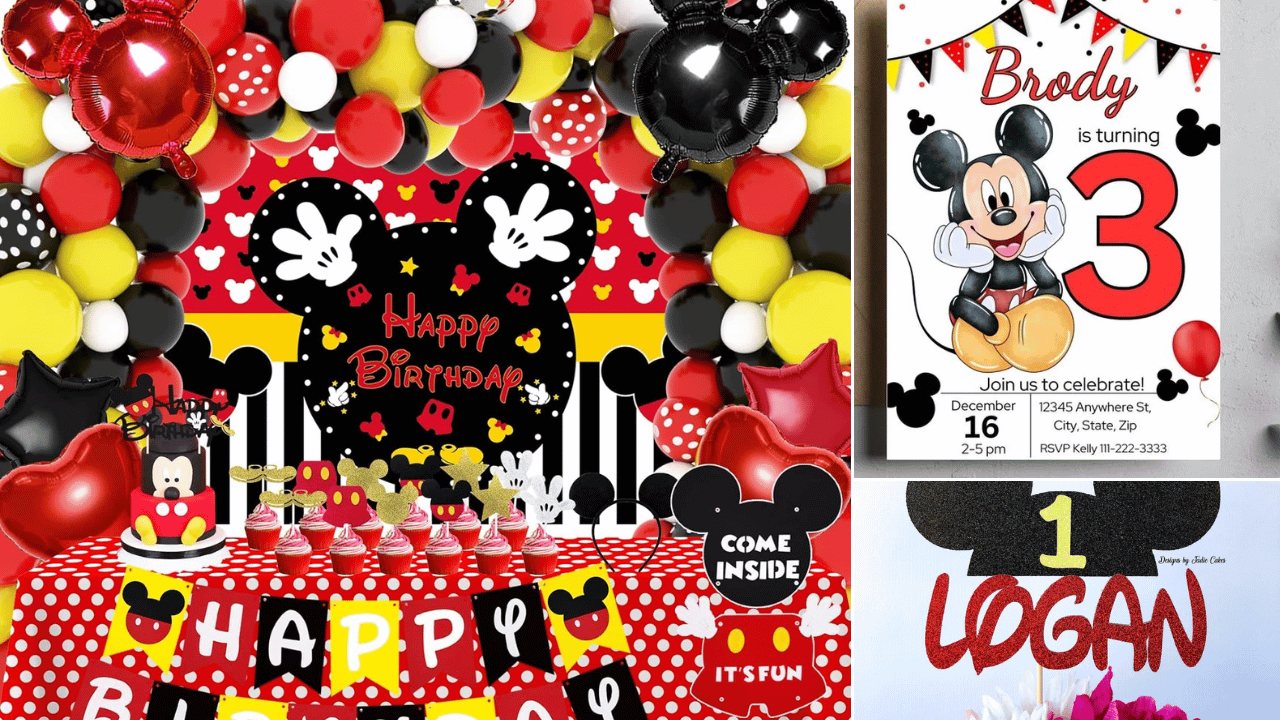 5 Mickey Mouse Birthday Party Supplies for Magical Moments!