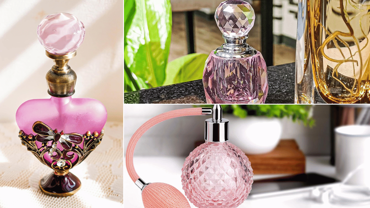 Pink Perfume Bottle