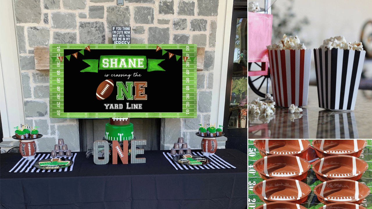 football party supplies