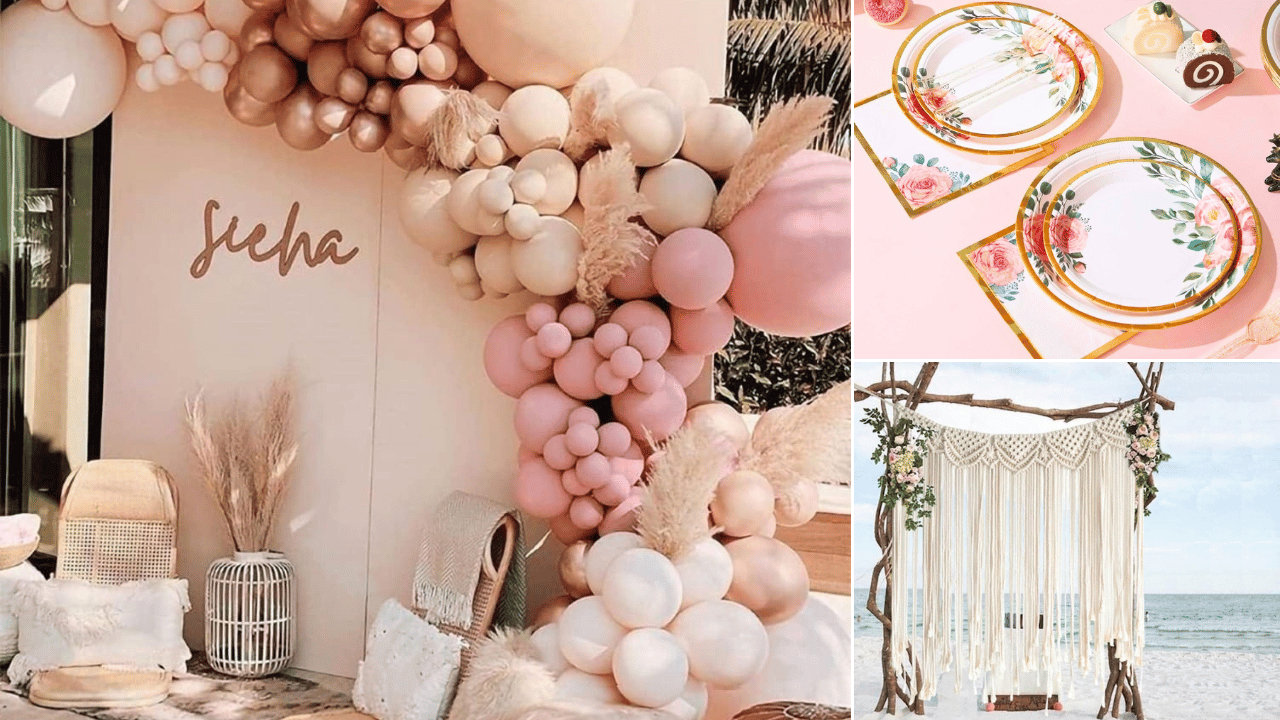 Boho Party Decorations 