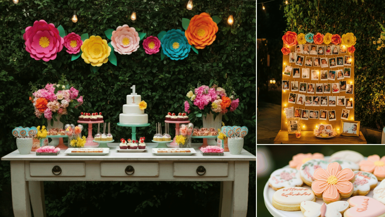 1st birthday garden party