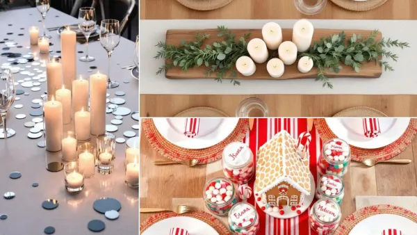 7 Modern Holiday Tablescape Ideas Guests Will Love in December