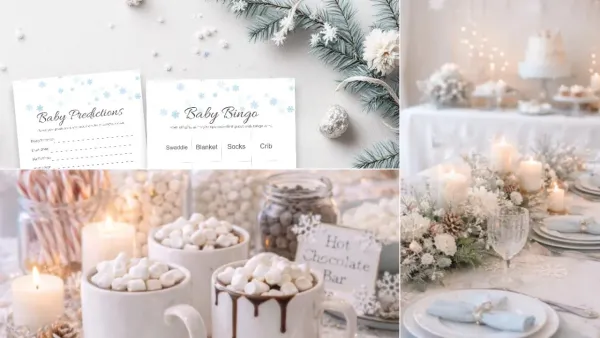 Winter Theme Baby Shower